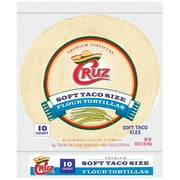 Cruz Soft Taco Size Flour Tortillas, 16 Oz., 10 Count