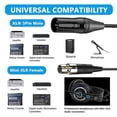 thumbnail image 3 of XLR 3Pin Female to Mini XLR 4Pin Female Amplifier Audio Mixer Mini Microphone Camera Audio Cable, 3 of 5
