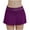 Purple, variant on Mini Skirts for Women Solid Color Lace Patchwork Skirt Comfortable Party Womens Pleated Skirt Purple S/M