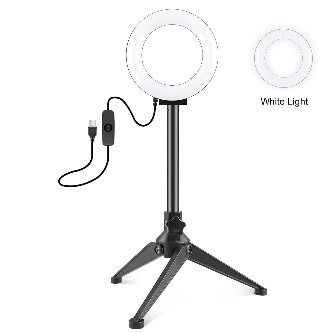 NEEWER Entry Level NL40R Magnetische selfielamp, compatibel met iPhone MagSafe, 4 modi, CRI95 914lx 1,5 W, kunststof, opvouwbaar, mini-led, voor mobiele telefoon, voor het opnemen van make-up