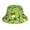 Cute Green Frog, variant on Cute Pig with Coins Reflective Double-Sided Bucket Hat, Sun Hat, Soft and Breathable for Gardening, Beaching, Camping, Hiking, Fishing