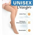 thumbnail image 4 of SNUG360 Compression Socks for Women & Men, 20-30 mmHg - Thigh High, Closed Toe, 4 of 6