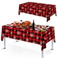 thumbnail image 5 of Guozer Red Party Tablecloth Disposable Tablecloth Waterproof Table Mat for Holiday Decoration, 5 of 7
