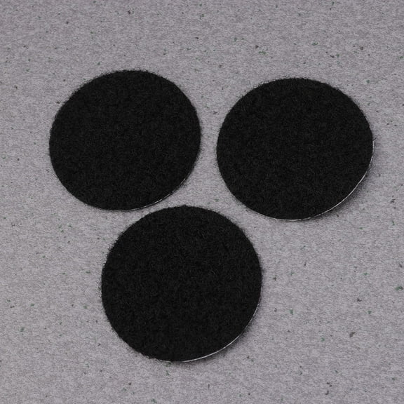 WHAMVOX 20 Set Self Adhesive Hook Loop Tape Dots Black Nylon for Sticking Mounting Organizing 1 Inch