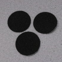 WHAMVOX 20 Set Self Adhesive Hook Loop Tape Dots Black Nylon for Sticking Mounting Organizing 1 Inch