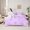Purple Pink, variant on Feelyou Fashion Bowknot Kids Twin Bedding Sets 7-Piece, Kawaii Cartoon Bow-tie Bedding Comforter Set, Cute Love Heart Reversible Sheet Sets, Microfiber Bedroom Decor