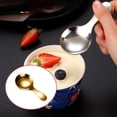 thumbnail image 4 of Cateissary Cuchara de sopa de acero inoxidable resistente a la corrosión, cucharas de Metal, utensilios de cocina duraderos, té, comida para Cocina y Comedor Dorado, 4 of 6