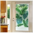 thumbnail image 3 of Película de ventana de hojas verdes personalizada de 60x100cm, pegatina de vidrio estático para oficina, balcón, baño, película decorativa esmerilada, pegatinas para ventana Adepaton 2029851-1, 3 of 8