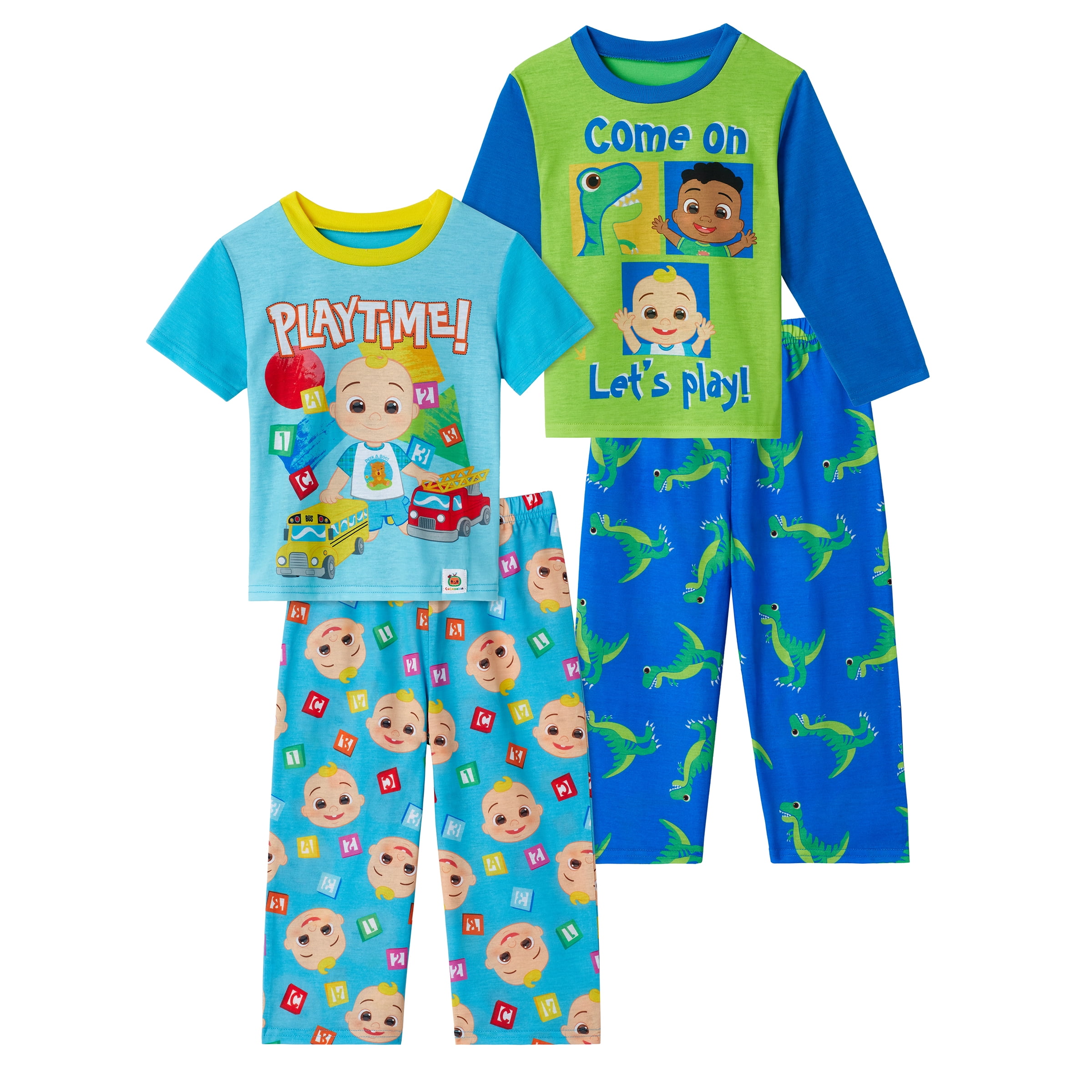 CoComelon Boys Pajama set Bedtime Loungewear Clothing - Walmart.com