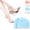 Blue, variant on 3 in 1 Pro Toe Straighteners Silicone Gel Cushion, Breathable Honeycomb Forefoot Sleeve Soft Elastomer Separator Guard with Ventilated Mesh for Daily Foot Support