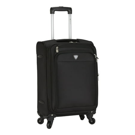 Travelers Club Monterey 18-inch Expandable Carry On Spinner Suitcase - www.bagssaleusa.com