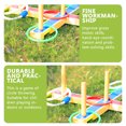 thumbnail image 3 of FONDOTIN Wooden Hoops Toys for Outdoor Play with Multi-colored Design Set, 3 of 8