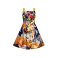 thumbnail image 3 of Girls Dress Tank Bow Tie Sundress Summer Beach Floral 10 Years, 3 of 6