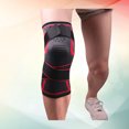 thumbnail image 2 of EeaseCA 1PC Knee Brace Protective Gear Support Knee Pad Elastic Compression Knee Protector Sleeve for Basketball Climbing Outdoor Sports (Size L, Red), 2 of 7