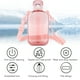 thumbnail image 4 of Botella de Agua Plana de 750 ml, Botella de Agua Deportiva Delgada Portátil Transparente A Prueba de Fugas Con Báscula y Correa de Transporte Para Vieges, Gimnasio, Acampar., 4 of 7
