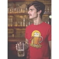 thumbnail image 2 of Oktoberfest Beer Mug W Sausage T-Shirt Men -Image by Shutterstock, Male 5X-Large, 2 of 4