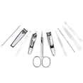 thumbnail image 3 of Simyoung 10pcs Nail Clippers Set, Stainless Steel Manicure Kit Fingernails Clippers Nail Cutter Grooming Kit with Case Nail Care Tools for Travel Gold, 3 of 9