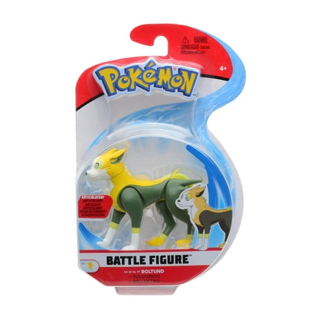 Pokemon Boltund Battle Figure - 3-inch - Articulated - Authentic Details