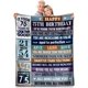 thumbnail image 1 of LHSHID 80th Birthday Gifts for Men WomenMilestone 80th Birthday Decorations Funny 80 Years Old Gift for Husband Wife Him Her Dad Mom 80th Birthday Gifts Throw Blanket 40"x50", 1 of 6