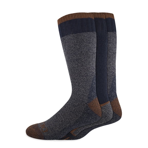 Dickies Men's Thermal Cotton Crew Sock, Pack-3