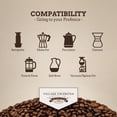 thumbnail image 6 of Village Favorites USDA Organic Low Acid Coffee – Mold-Free House Blend, 100% Arabica, Slow Roasted Medium Roast, Smooth & Stomach Friendly, Ground, 1LB (16oz) Bag, 6 of 9