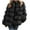 Black, variant on Fjofpr Clothing Womens Fleece Coats Winter Coats Loose Jacket Plush and Thicked Women Plus Size Winter Warm Loose Jacket Coat