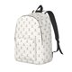 thumbnail image 1 of Disketp Anchors print Canvas Backpack Lightweight Travel Daypack Student Rucksack Laptop Backpack-Small, 1 of 5