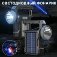 thumbnail image 4 of Solar Camping Light Rechargeable LED Flashlight Power N1Q5 Torch X1F7 WAUSELLER, 4 of 7