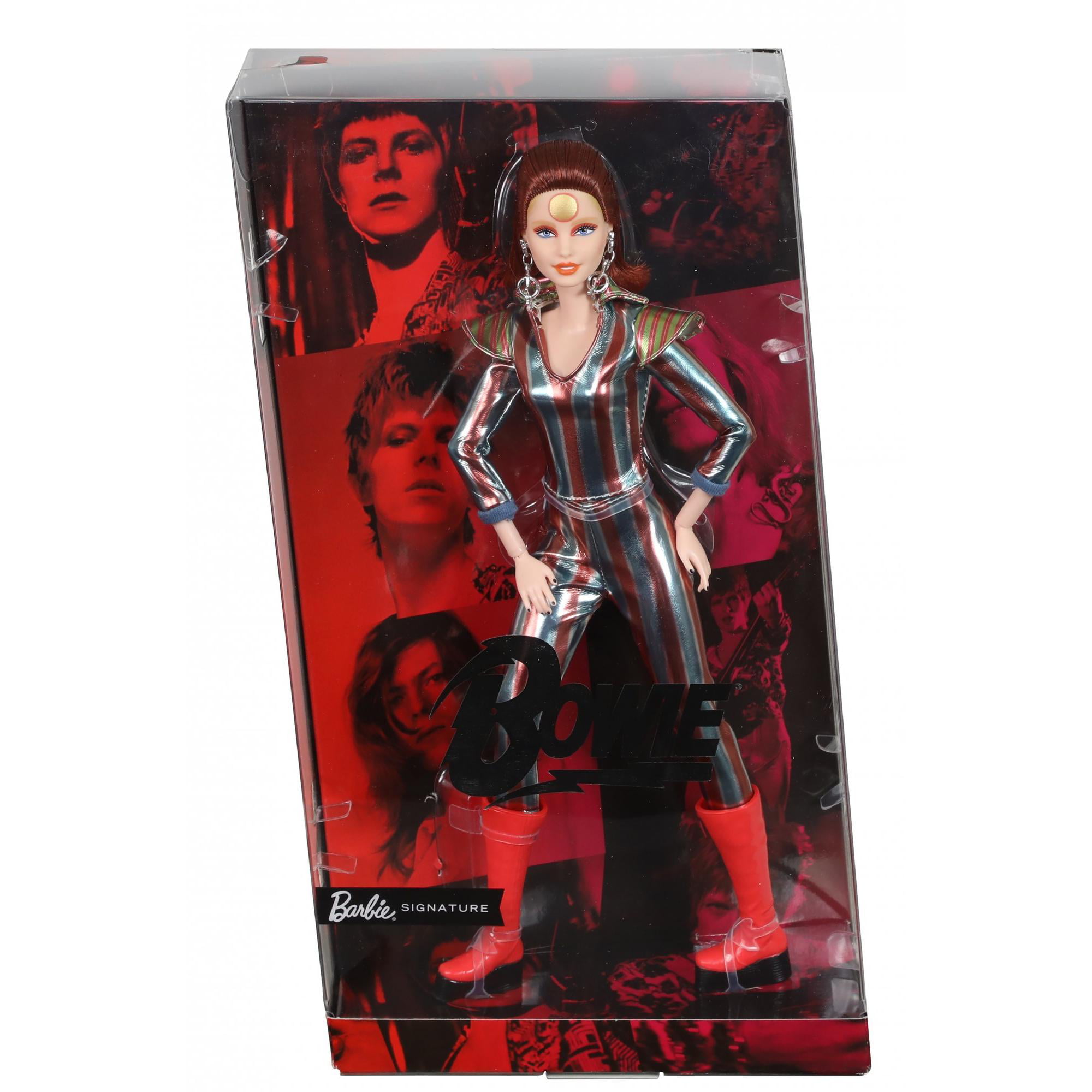 steen ontmoeten Aanvankelijk Barbie Signature David Bowie Collector in Ziggy Stardust Suit Fashion Doll  - Walmart.com