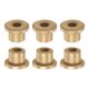 thumbnail image 1 of Manga de cojinete de brida Uxcell 4mm x 8mm x 4mm, bujes autolubricantes de bronce, 6 piezas, 4mm x 8mm x 8mm 6, 1 of 5