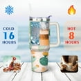 thumbnail image 4 of Cactus 40 Oz Tumbler with Handle Lid and Straw, Stainless Steel Double Walled Vacuum Insulated Cup, Cute Anniversary Wedding Birthday Gifts Tumbler for Women Men Friends Outdoor Indoor, 4 of 7