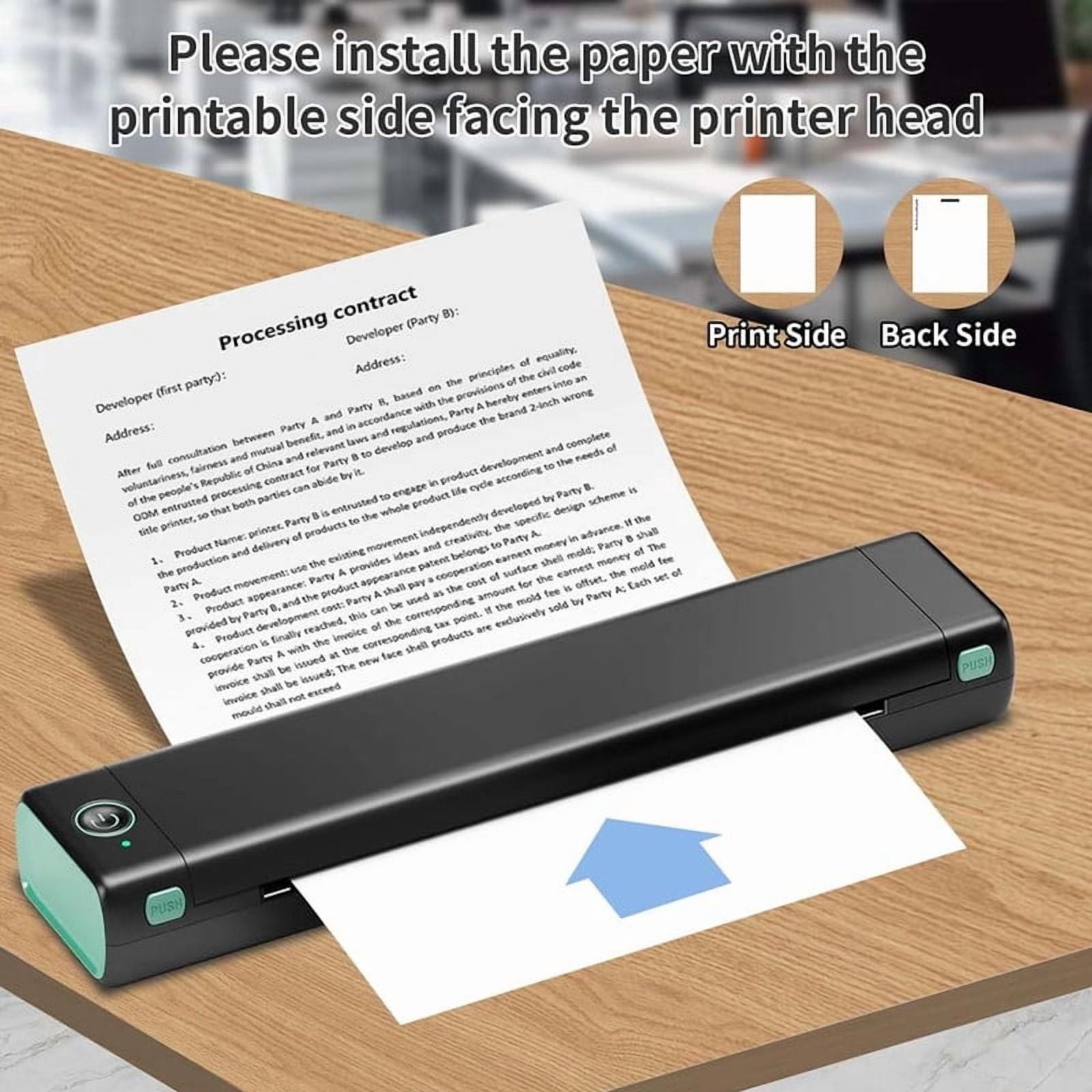 SJPACK 300 Sheet Thermal Printer Paper 8.5" x 11" US Letter Size Quick-Dry Thermal Printing Paper Inkless Printing