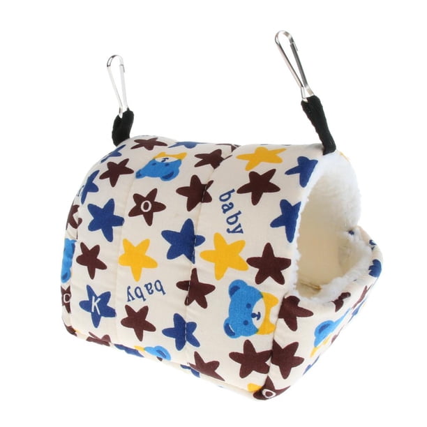 Casa de Erizo para Hamster Yuyangstore Hamaca Cálida Nido de Algodón 14x12cm