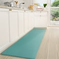thumbnail image 1 of Color & Geometry Kitchen Rugs, Kitchen Runner Rug Kitchen Floor Mat, Cushioned AntiIGUOHAO Fatigue Kitchen Mat, Non Skid Waterproof Comfort Standing Kitchen Rugs and Mats, 17"x59", Teal, 1 of 7