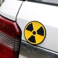 thumbnail image 4 of Wabjtam Nuclear Radiation Warning Car Sticker, Nuke Radioactive Sign Metal Emblem, 4 of 5