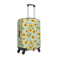 thumbnail image 3 of Uemuo White Polka Dot Sunflower A Printed Washable Luggage Cover - Fashion Suitcase Protector Fits 18-32 Inch Luggage -Medium, 3 of 9