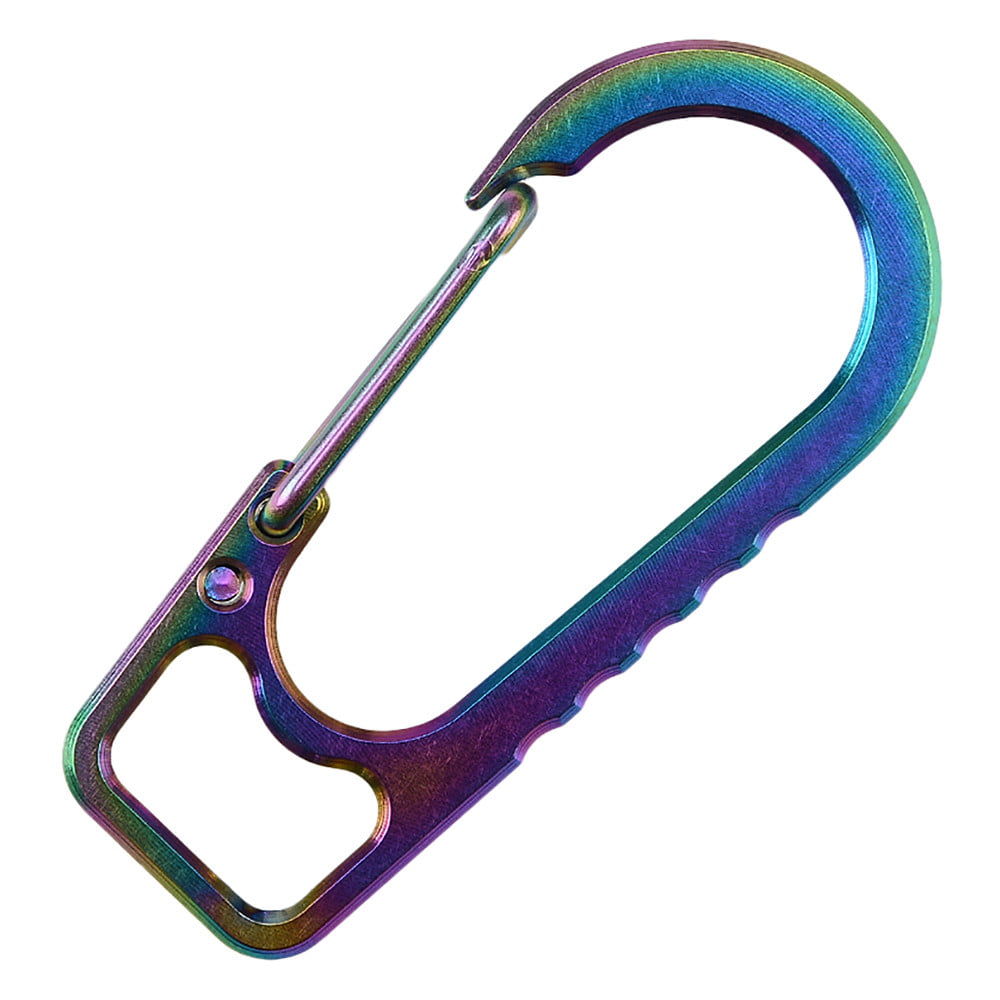 Titanium Alloy Climbing Carabiner Key-Chain Clips Hook Buckle Keychain Outdoor 