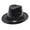 Black, variant on Hats Mens Hats Fedora Leather Adult Solid Sun Protection Fashion Western Cowboy Hat Leather Windproof Hat Mens Hats Fitted Flat Brim Mens Hats Winter Bulk Black One Size