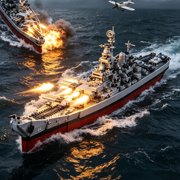 Military Series World War II Battleship Building Kit, 2228 Pieces USS Missouri Compatible with Lego-Military Army Set for Adults WW2, Toy Gift Boat Building Block Model Home Decor
