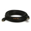 Cmple Computer Video And Audio Electronics Accessories 28AWG High Speed HDMI Cable with Ethernet - Black - 15FT