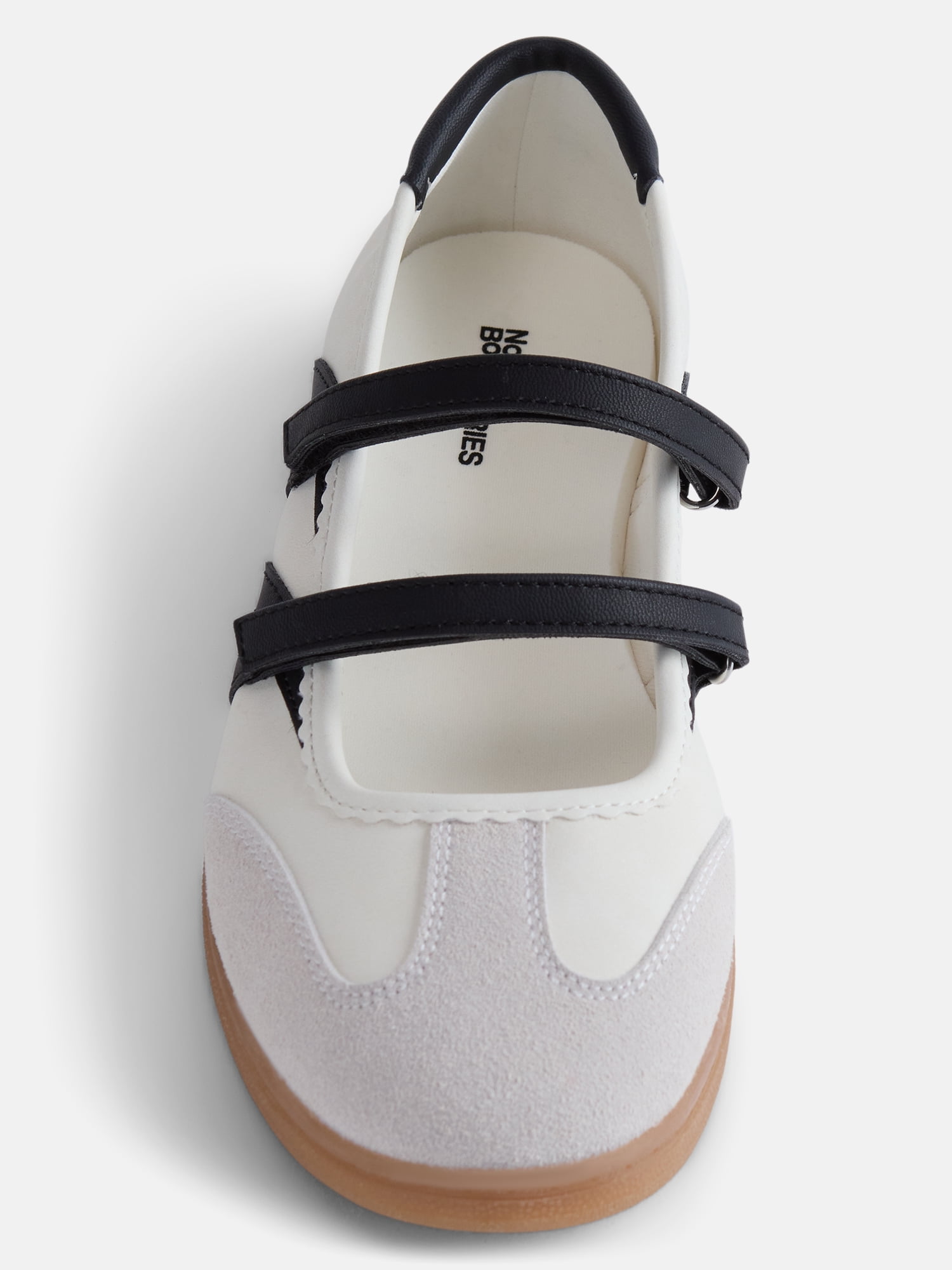 No Boundaries Women’s Strappy Ballet Sneakers