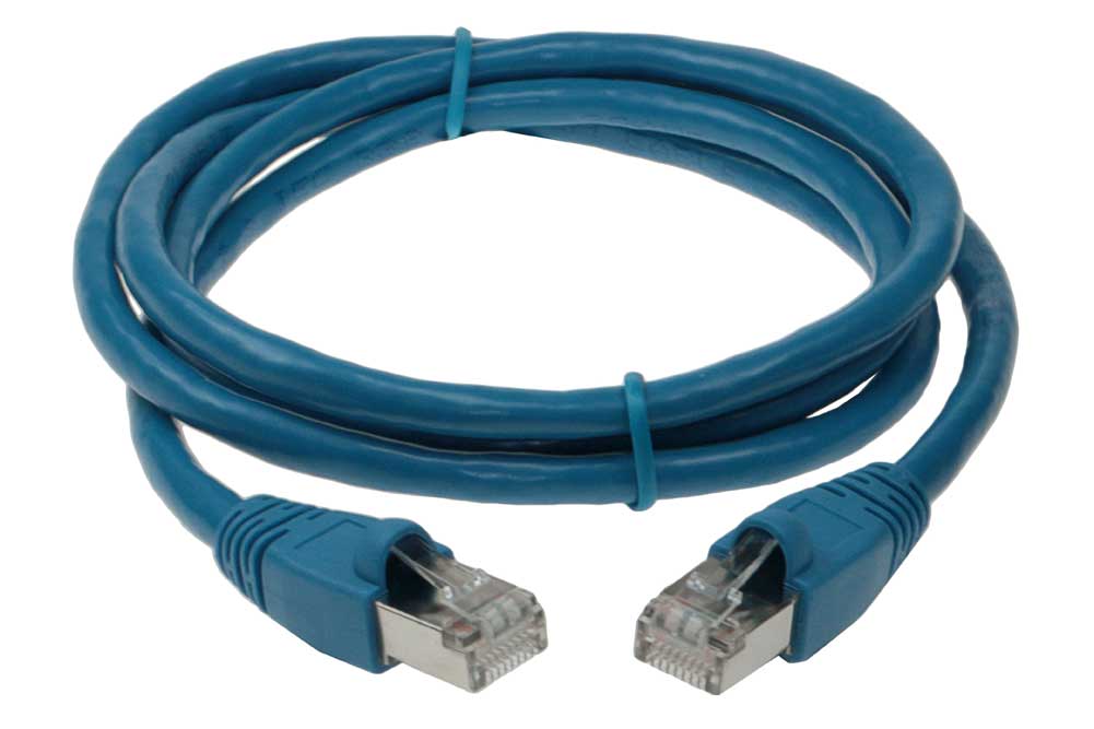 SF Cable 5ft Cat6A Shielded (STP) Network Cable Blue