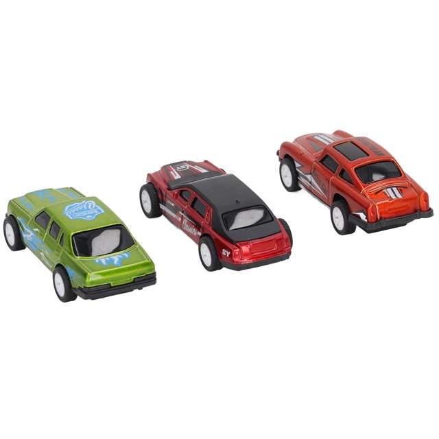 Modelo de automóvil ANGGREK Simulación Resistente a los impactos Coche de carreras Juguete 3 piezas