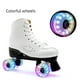thumbnail image 2 of 4 Ruedas para Patines de 58 mm X 32 mm, Ruedas Luminosas para Patinetas de Cuatro Ruedas, Ruedas para Exteriores con Luces, Color Rosa, 2 of 5