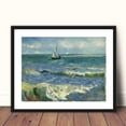 thumbnail image 3 of The Sea at Les Saintes Maries de la Mer by Vincent Van Gogh Framed Art, 3 of 5