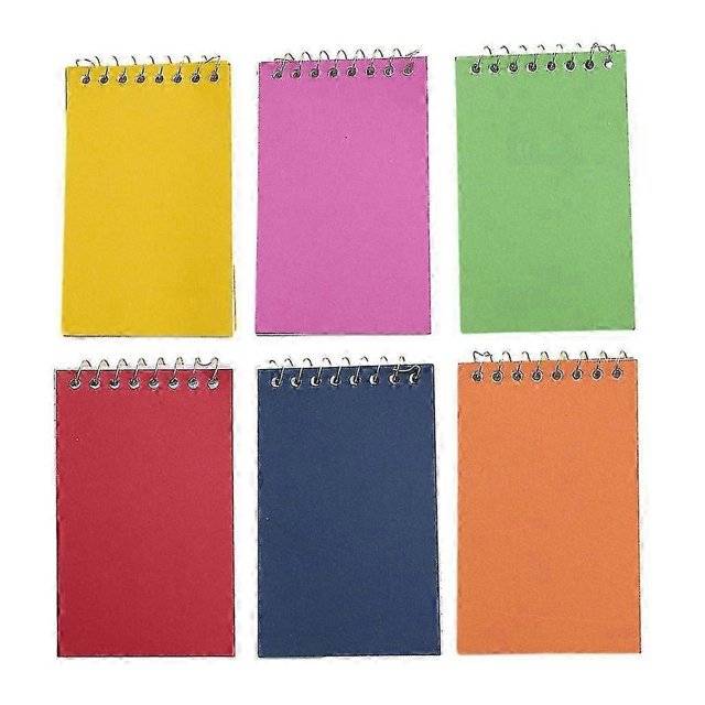 6 Pieces Reporters Notebooks Wire Journal Notebooks Wirebound Notebooks Gift