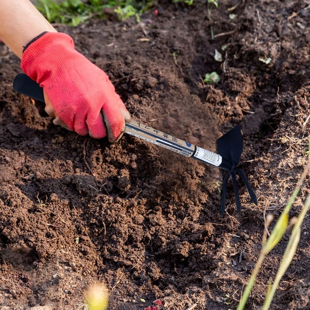 Herramientas de horticultura Palas pequeñas Plantas agrícolas Flores Palas para exteriores Palas Rastrillos Azadas Deshierbe Herramientas de conducción de mar Azada de doble propósito