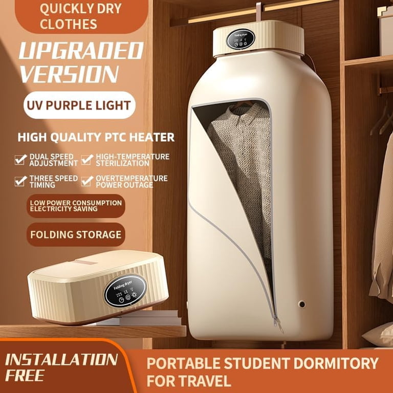 Portable Clothes Dryer, 600W Portable Dryers for Apartment, RV