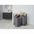 thumbnail image 5 of TRINITY EcoStorage® Bamboo Laundry Station, Dark Gray, 5 of 5