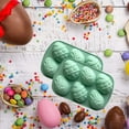 thumbnail image 5 of hengsof Easter Egg Molds Jumbo Easter Chocolate Molds Silicone Bunny Egg Muffin Cupcake Pan Non-stick Half Egg Shaped Moulds for Easter Breakable Chocolate, Easter Baking, 5 of 7